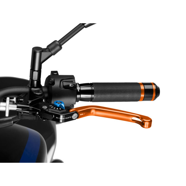 Puig Folding V3 Clutch (Orange Lever With Blue Selector) Blue